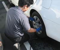 Toyota tire change